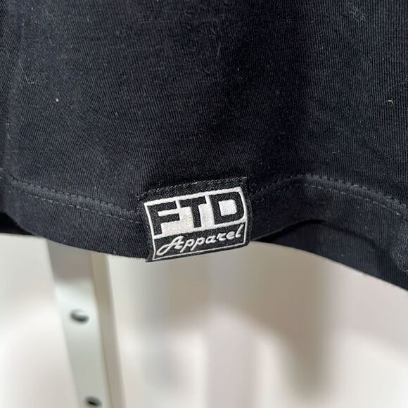 FTD APPAREL Women’s Eat Well Lift Often Cotton Tee Shirt Black Size Medium - Picture 5 of 6